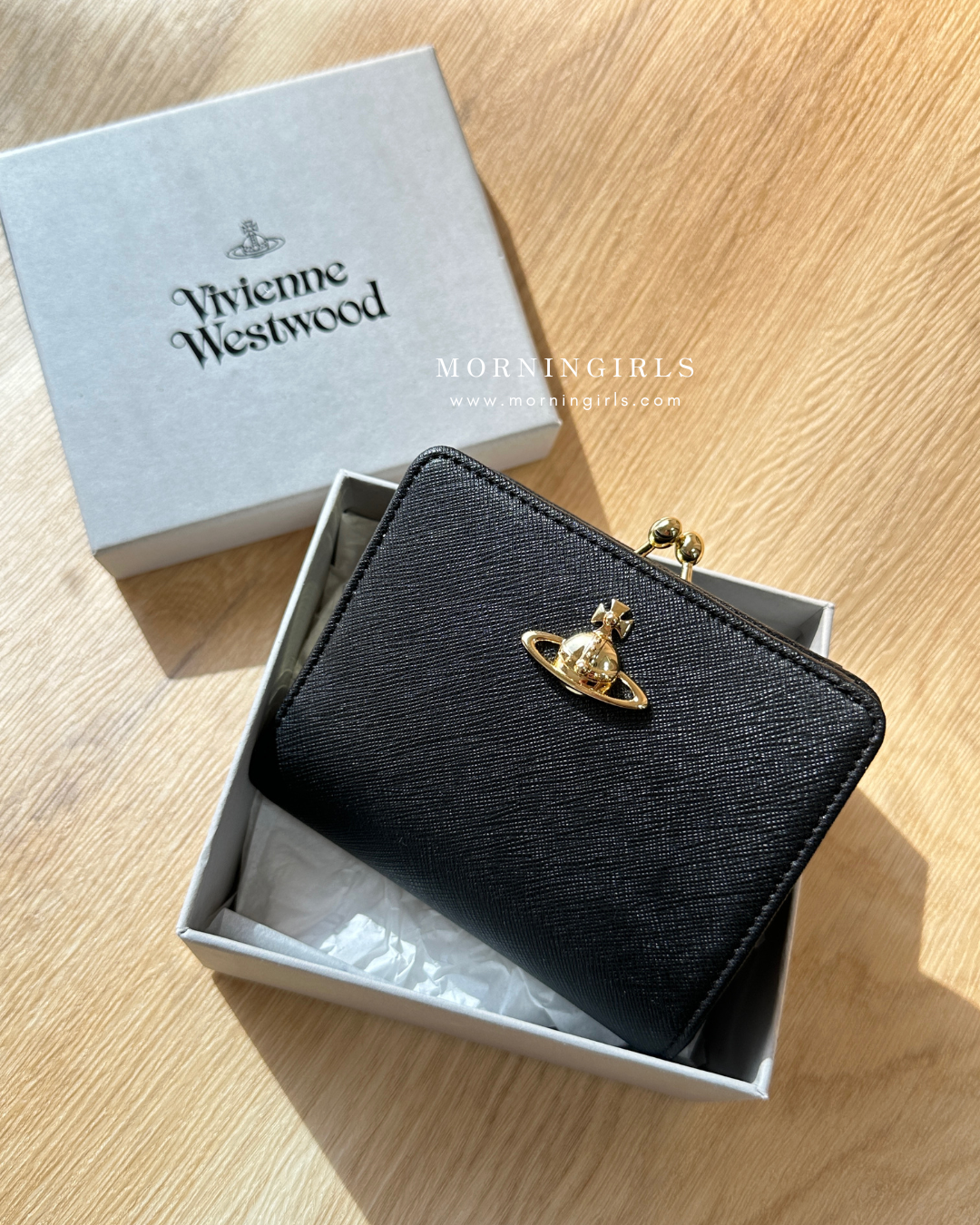 Vivienne Westwood Frame Pocket Wallet 復古金十字紋