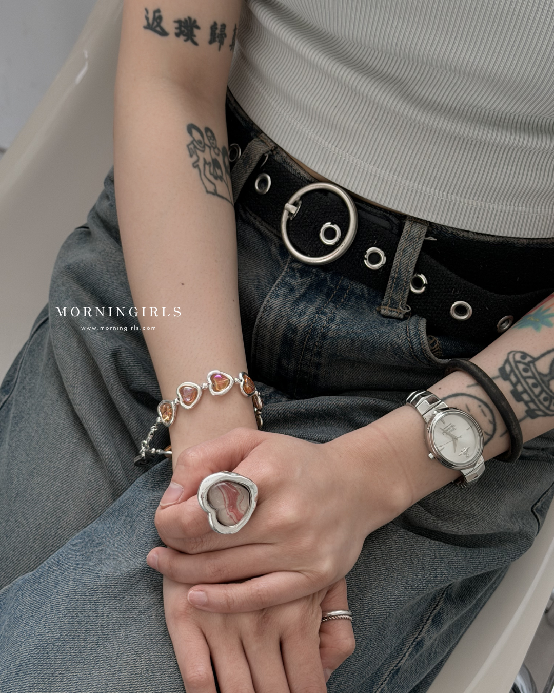 Otro Accesorio 西班牙手工飾物 - Heart Layered Bracelet
