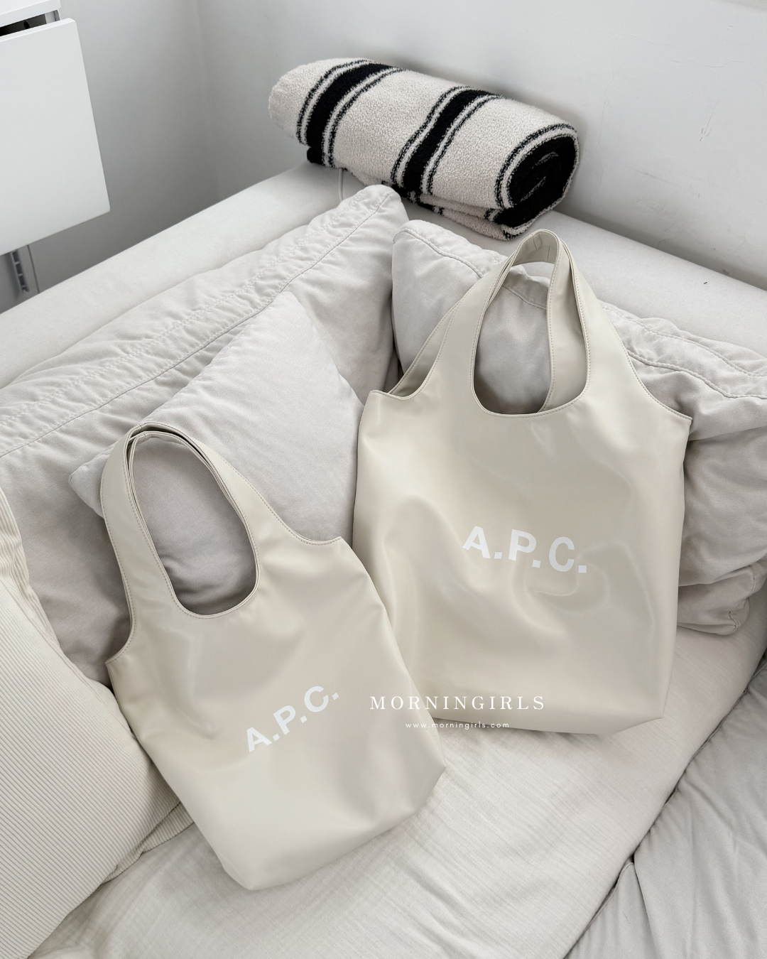 A.P.C. Ninon Tote Bag [REGULAR] [限定奶灰少量補貨 本店銷量冠軍♡]