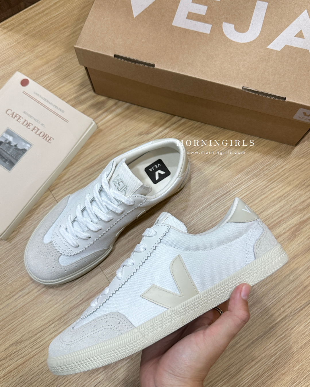 VEJA法國小白鞋 Volley Canvas 米白 [有機棉! 最新系列!]