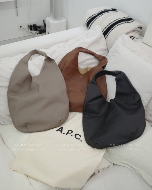 A.P.C. Le Neige Tote Bag 100%真牛皮［多色限時現貨優惠中! 極難補貨!］