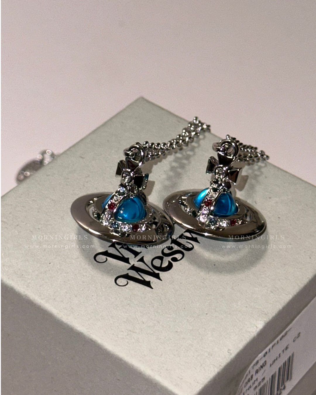 Vivienne Westwood ORB Pendant Crystal Necklace 藍色 [復刻版絕美藍色ORB!]