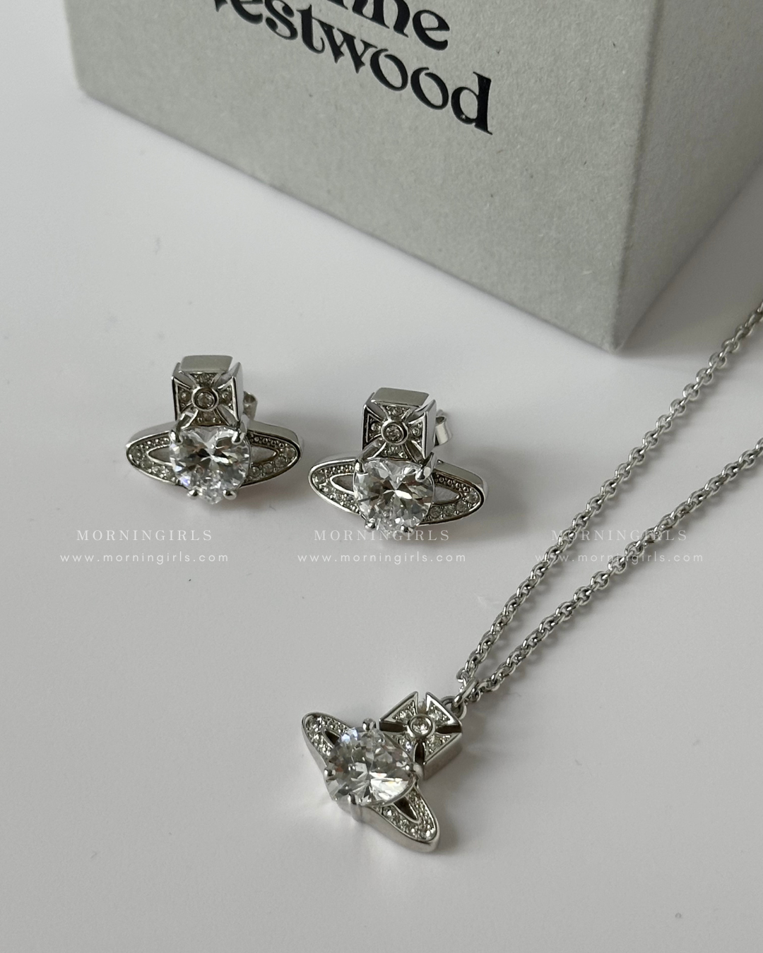 Vivienne Westwood Ariella Necklace 閃鑽愛心系列 [頸鏈耳環全套上架!］