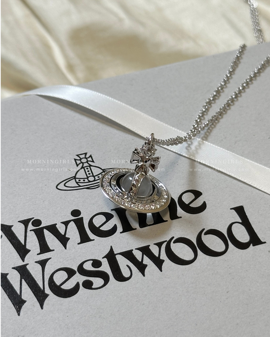 Vivienne Westwood Pina ORB Necklace Medium [清透白鑽星球]