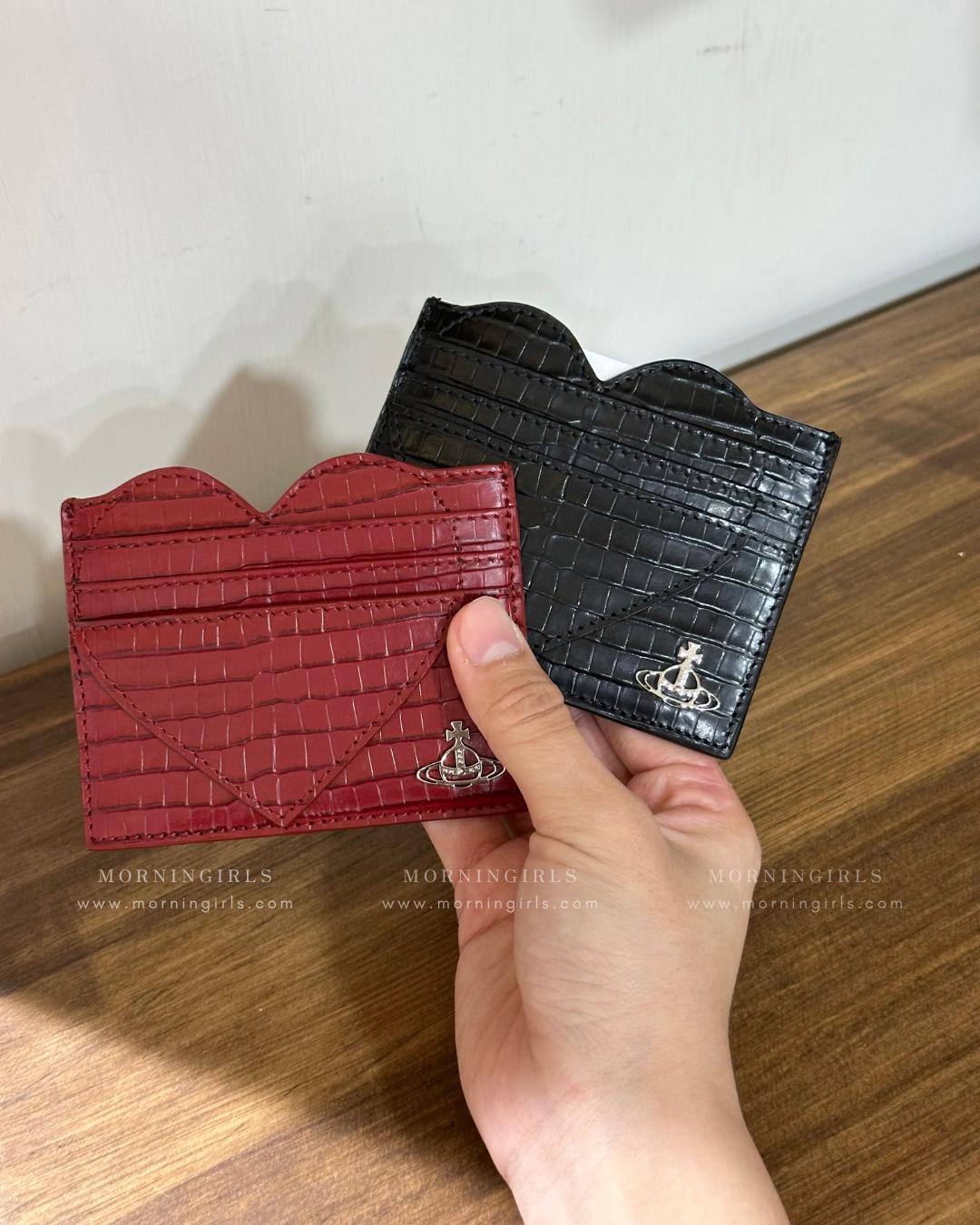 Vivienne Westwood 鱷魚皮愛心Cardholder  [SS25最新上架]
