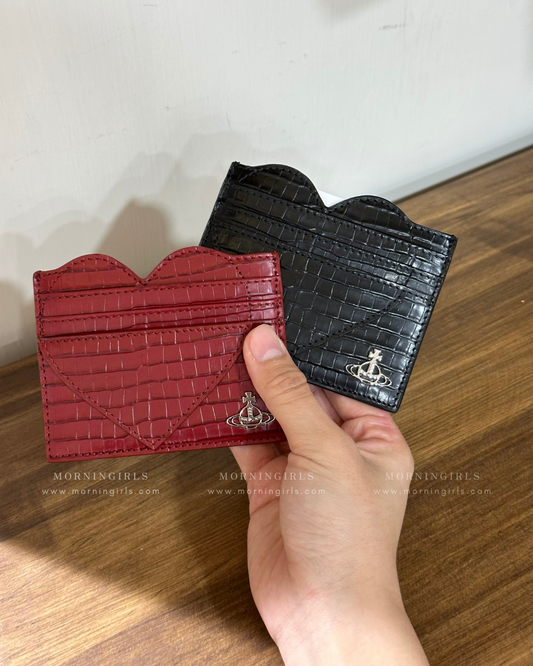 Vivienne Westwood 鱷魚皮愛心Cardholder  [SS25最新上架]