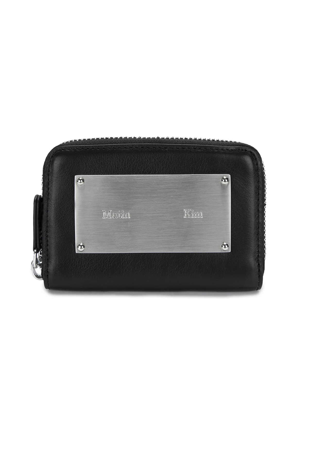 最新韓國選物🇰🇷 Matin Kim Vintage Compact Wallet 復古鐵牌拉鍊小銀包［風琴拉鏈 實用收納！］