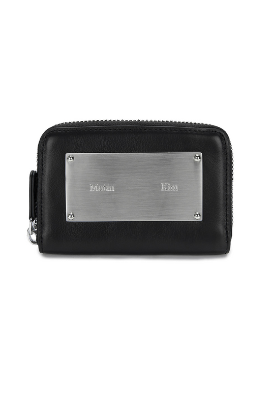 最新韓國選物🇰🇷 Matin Kim Vintage Compact Wallet 復古鐵牌拉鍊小銀包［風琴拉鏈 實用收納！］