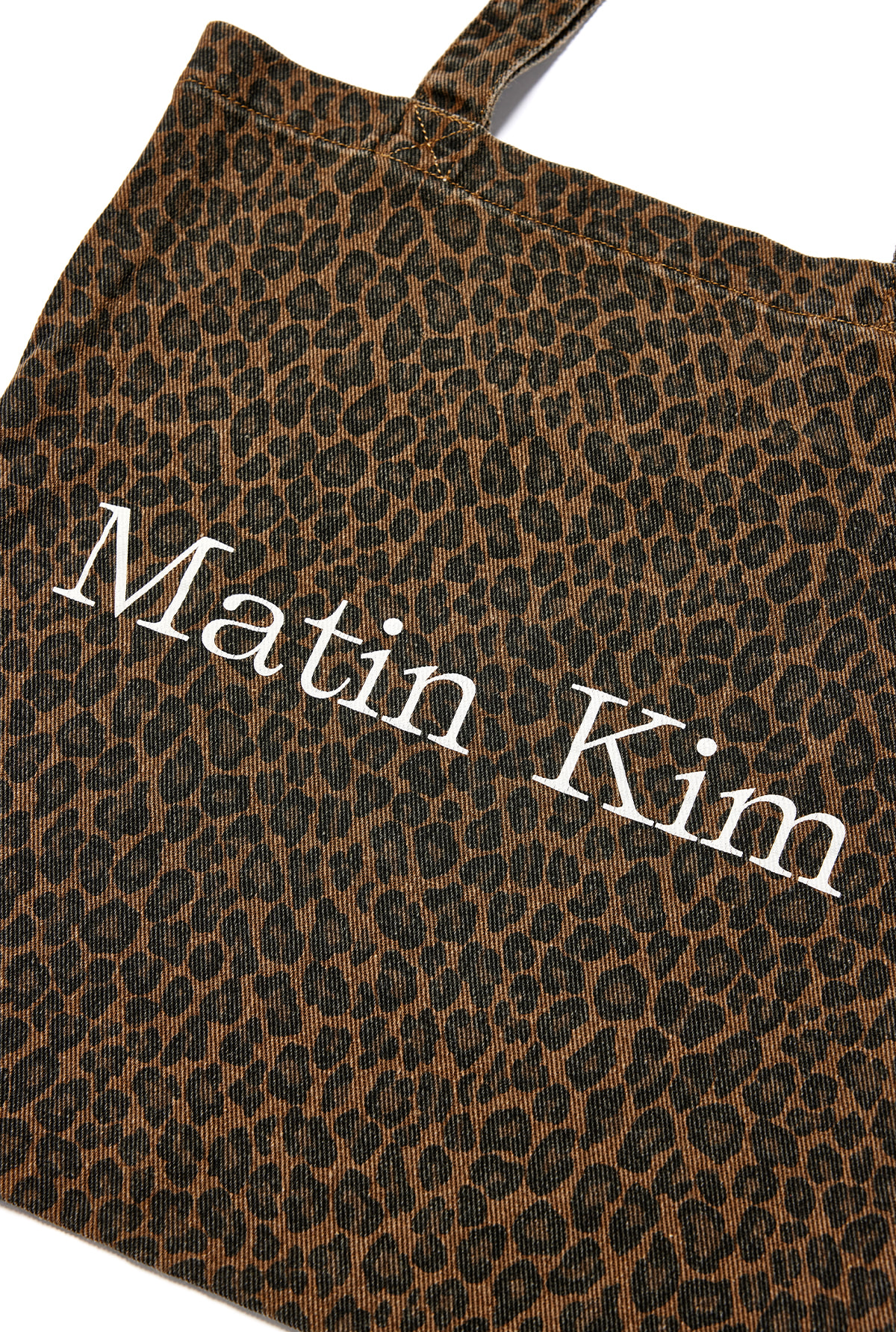 韓國選物🇰🇷Matin Kim Matin Leopard EcoBag 豹紋單肩布袋［型格個性風格！］