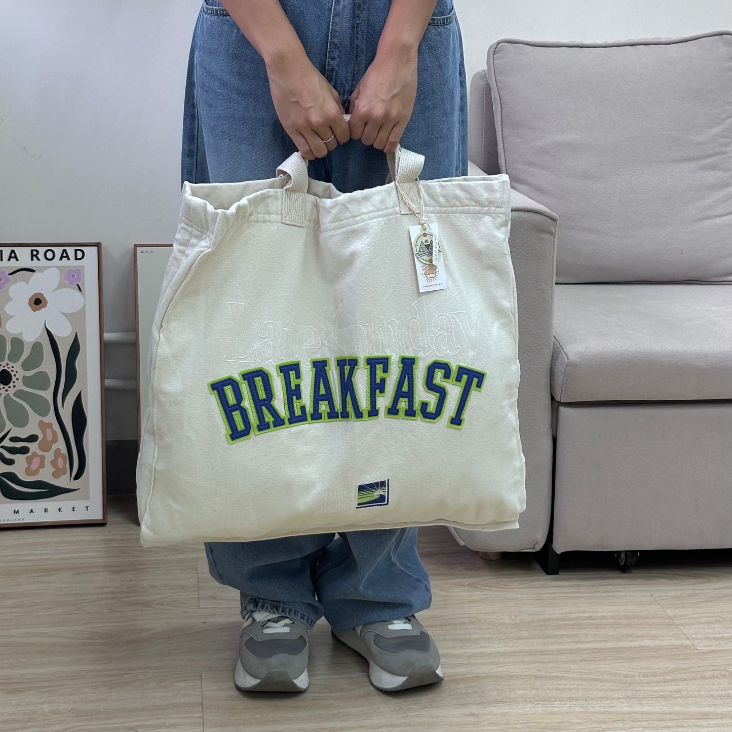 Hamblepie 泰國自家品牌 - Late Sunday Breakfast Big Tote Bag [清貨優惠中!]