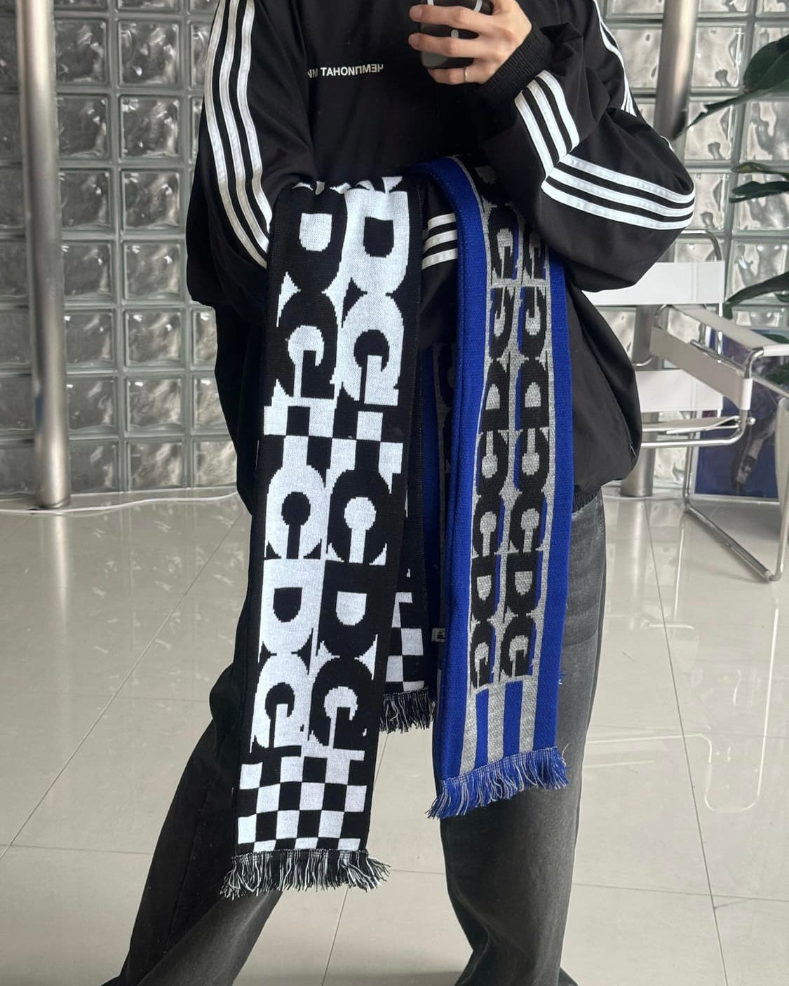 Comme Des Garçons CDG Scarf 日版［超薄穿搭必備 大推藍黑色!］