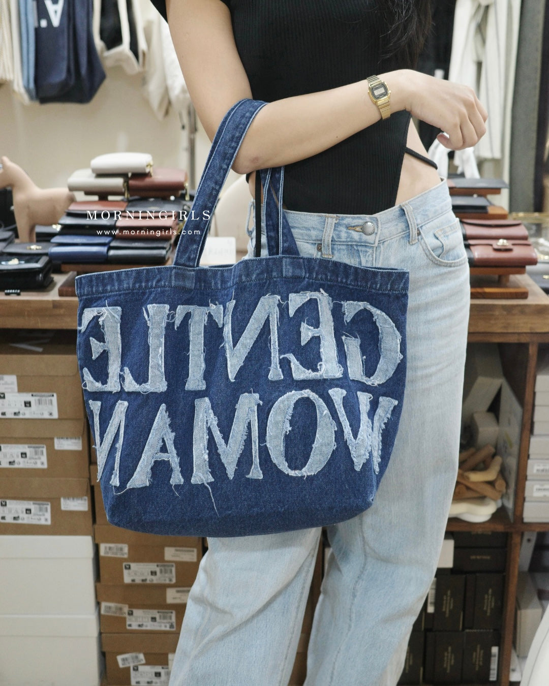Gentlewoman Denim Tote Bag［超熱賣爛牛仔正式上架! 極難補貨!］
