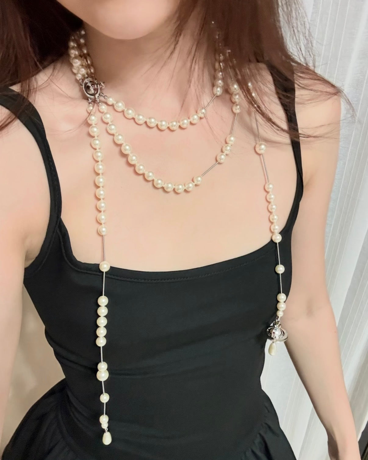 Vivienne Westwood Broken Pearl Necklace 破碎珍珠頸鏈