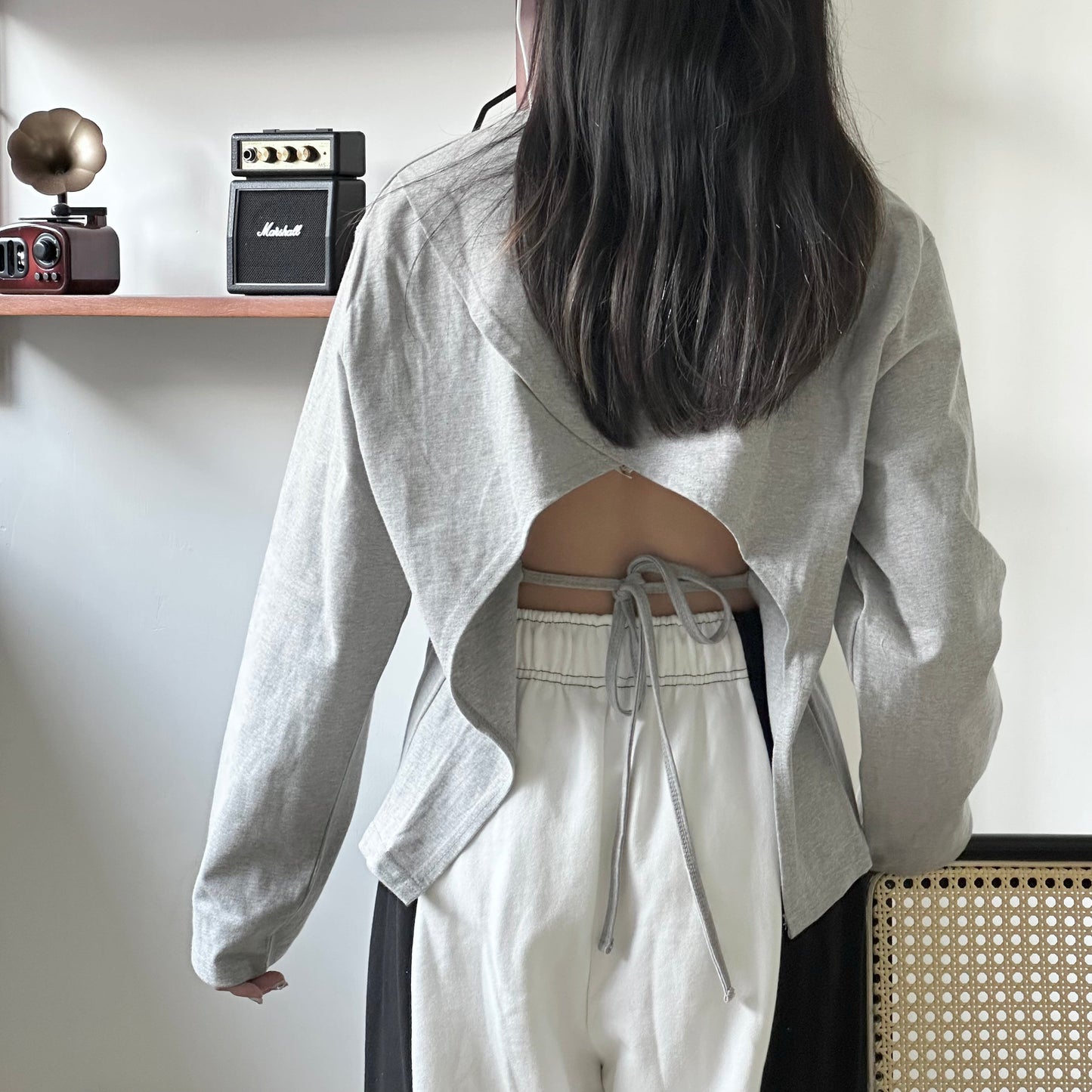 後開叉寬鬆BASIC TEE [門市搬遷清貨限時優惠$99!]