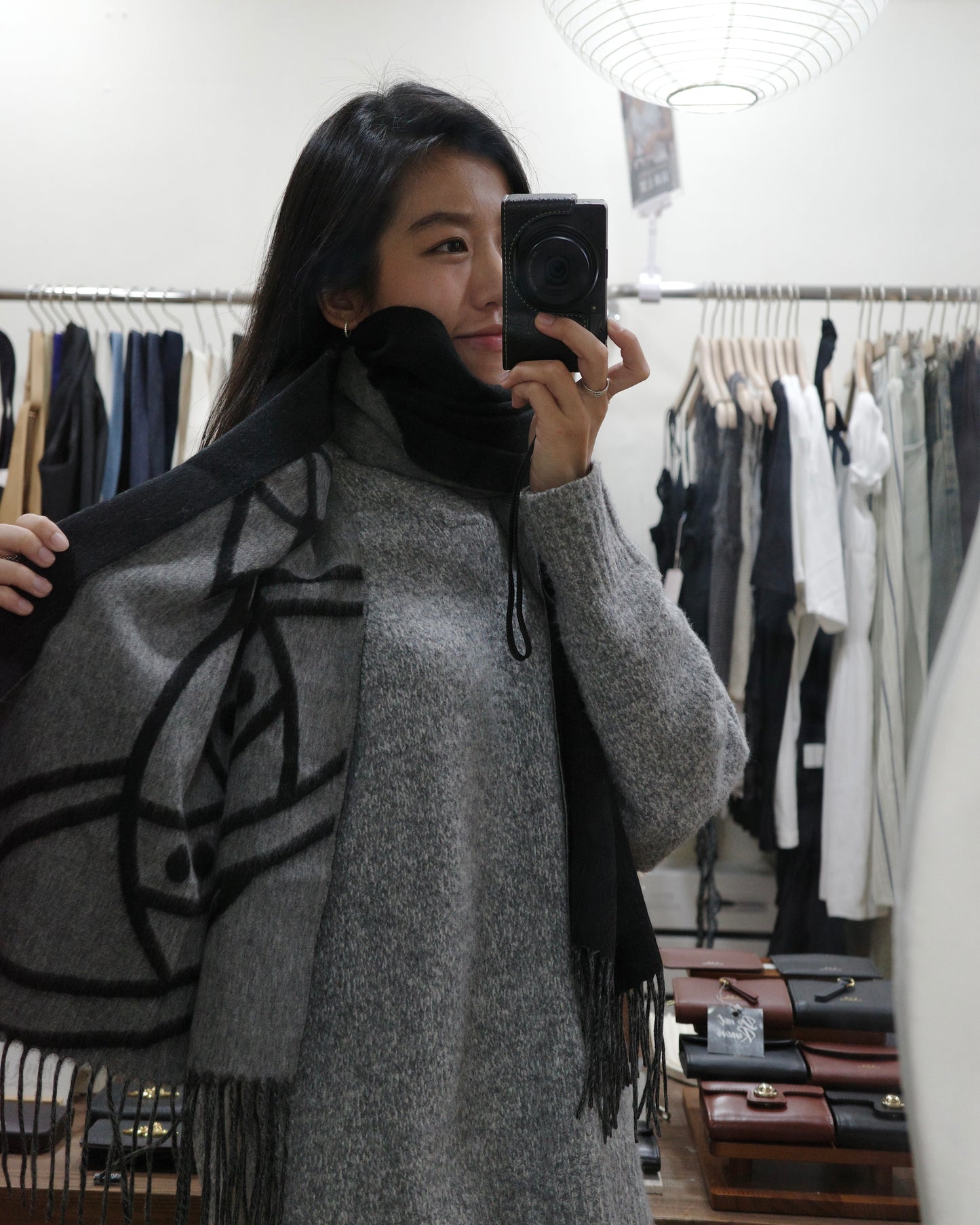 Vivienne Westwood Reversible ORB Logo Scarf 大尺寸雙面頸巾 (100%羊毛) [日本限定! 已停產最後現貨]