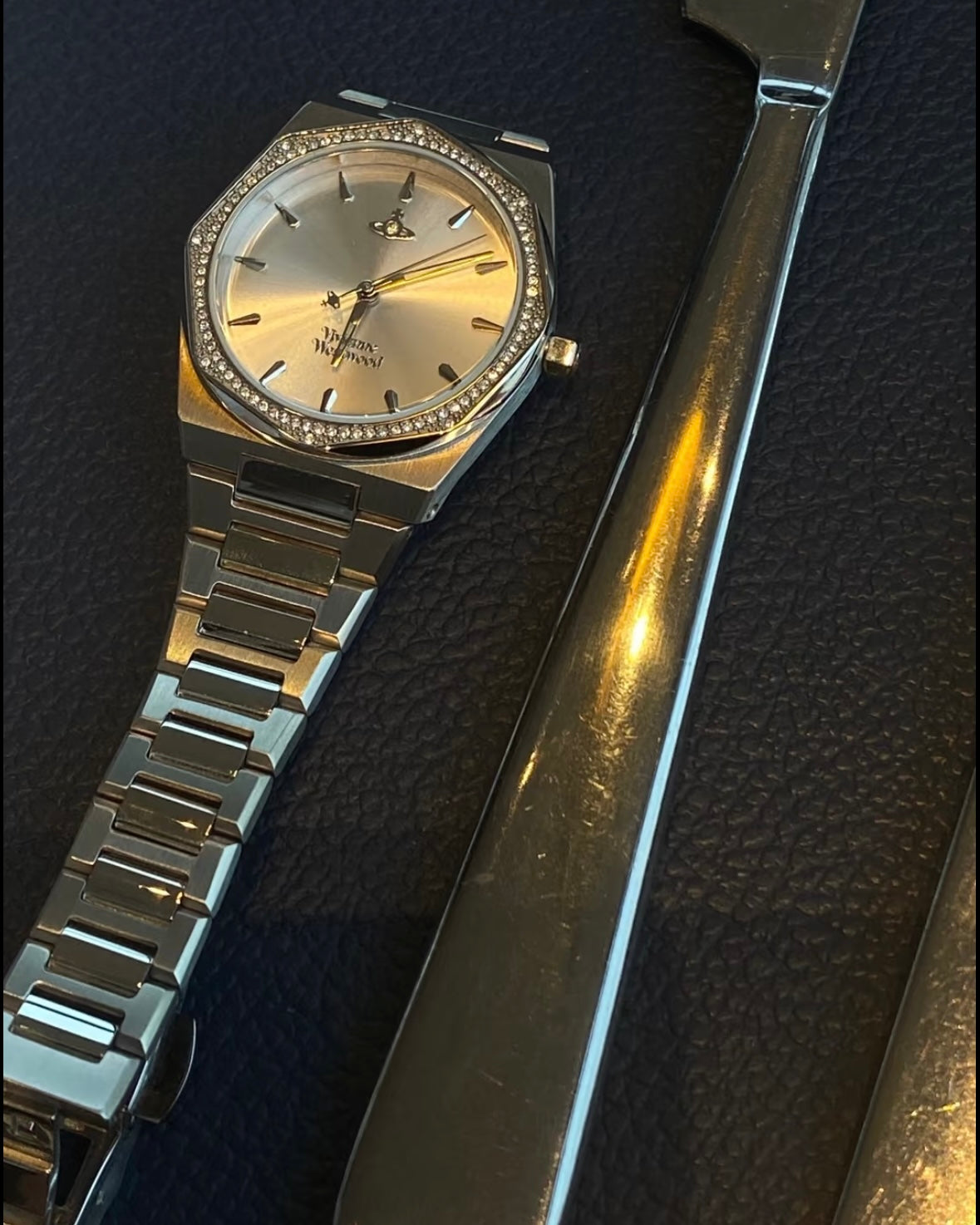 Vivienne Westwood Watch 33mm Moonlight 🌙 [最新上架! 鑲鑽款防水瑞士機芯!]