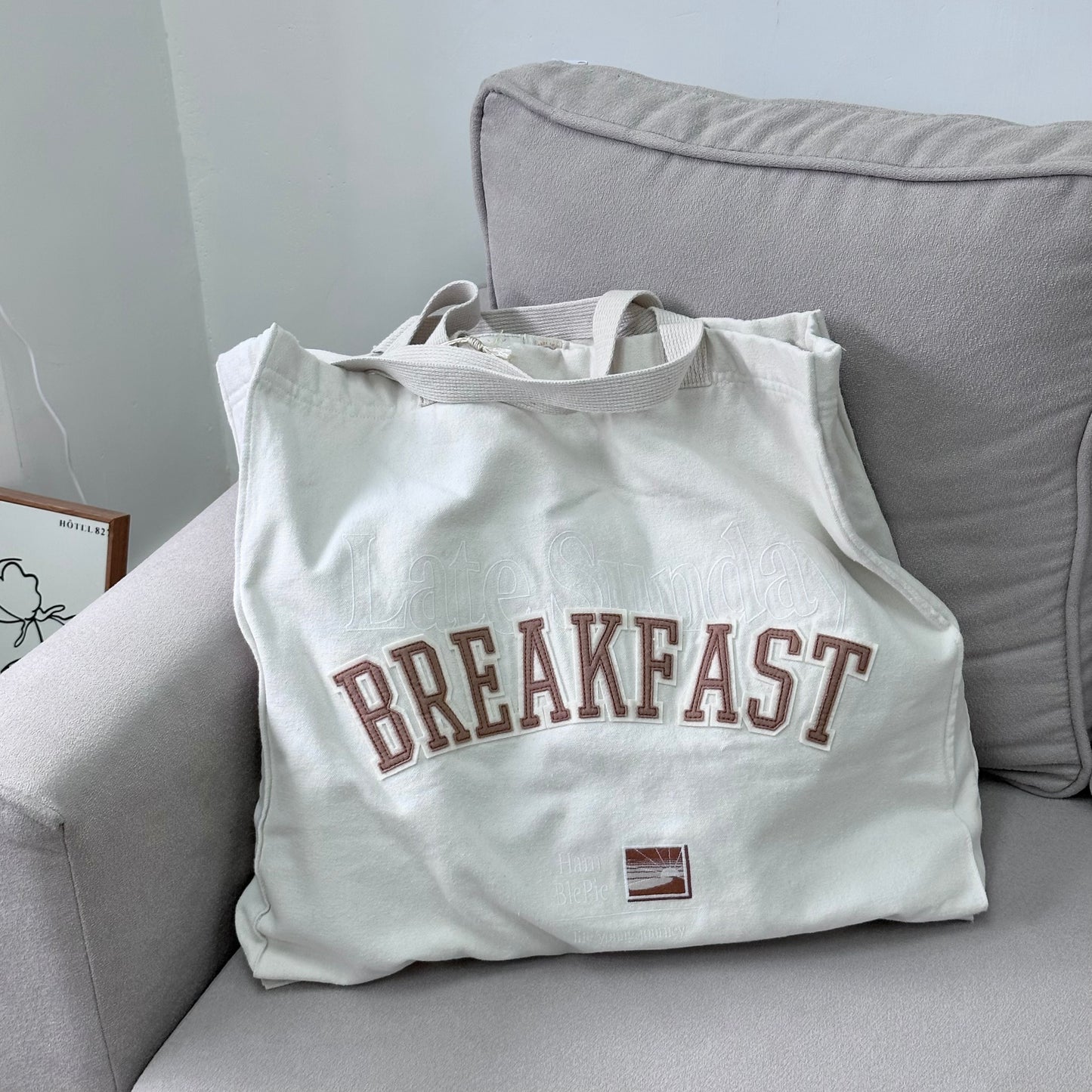 Hamblepie 泰國自家品牌 - Late Sunday Breakfast Big Tote Bag [清貨優惠中!]
