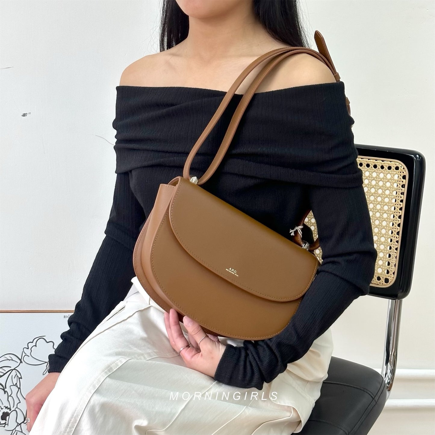 A.P.C. Geneve Bag 馬鞍包 [REGULAR] [復古啡優惠現貨中]