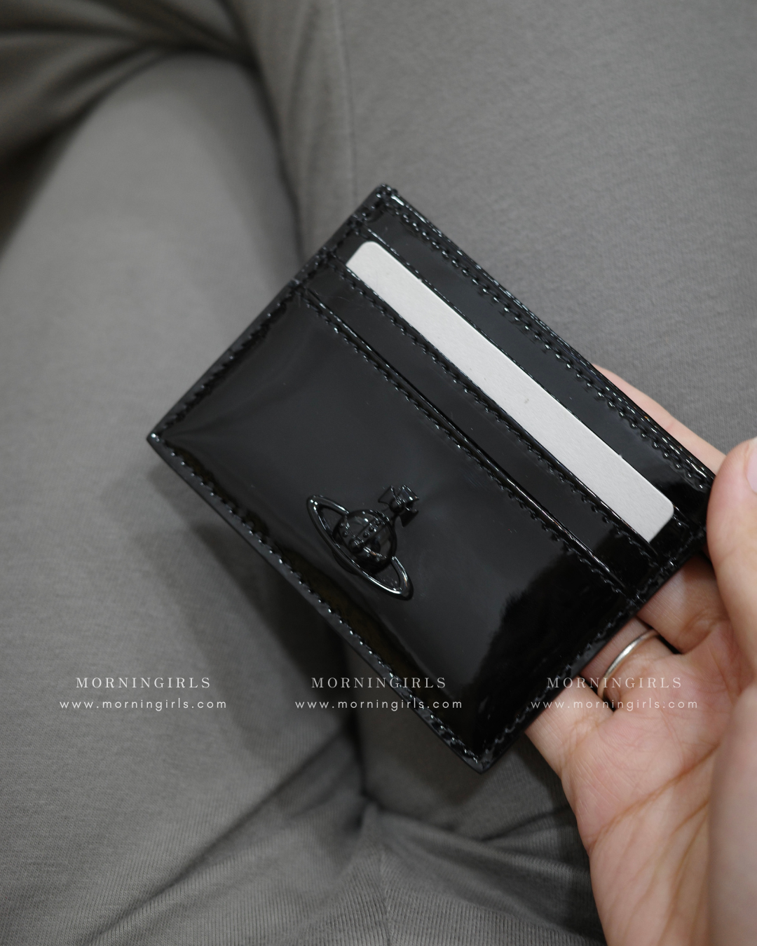 Vivienne Westwood Cardholder 漆皮黑 [NEW ITEM!]