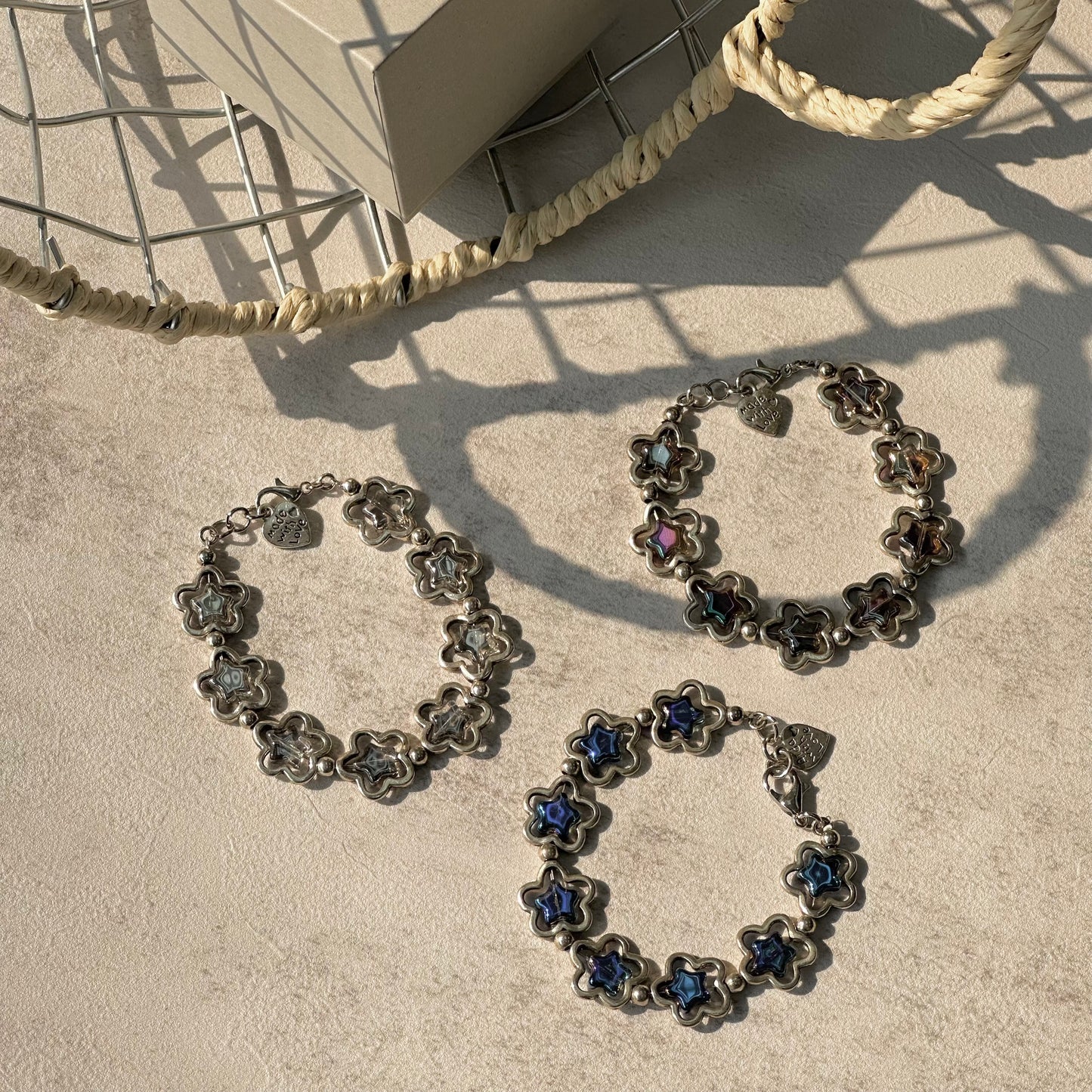 Otro Accesorio 西班牙手工飾物 - Flower & Star Layered Bracelet