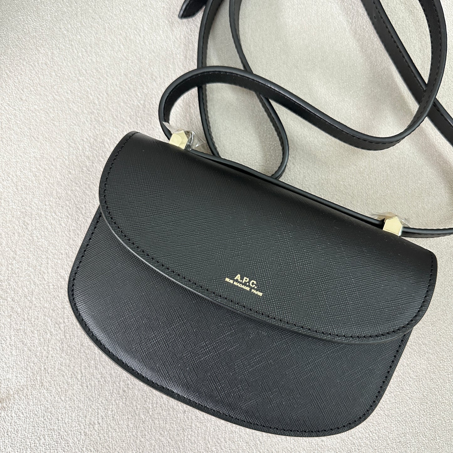 A.P.C. Geneve Bag 馬鞍包 [MINI] [黑色復古啡折扣中!]