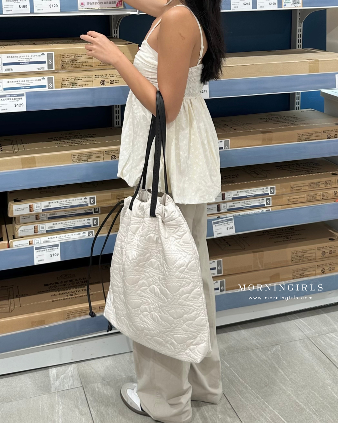 Vivienne Westwood RED LABEL Monogram Tote Bag 羽絨泡泡質料 真牛皮肩帶 [日本限定!]