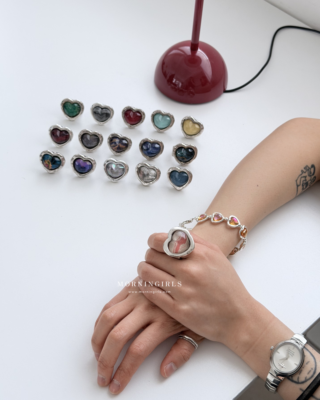 Otro Accesorio 西班牙手工飾物 - Galaxy Heart Ring [NEW ITEM! 顏色超美極推薦 可自行調節!]