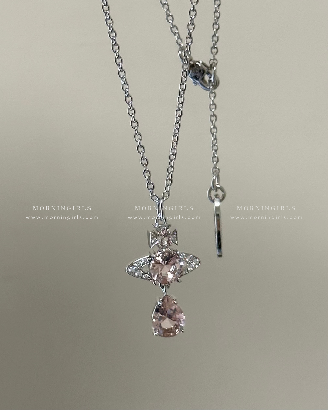 Vivienne Westwood Ismene Drop Pendant Necklace 粉紅人魚眼淚 [只有超小量貨!!]