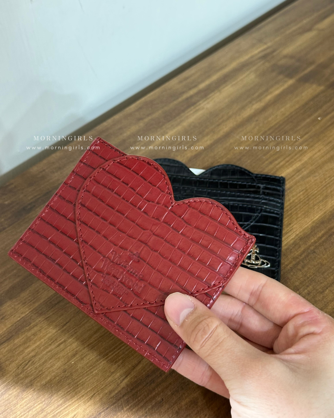 Vivienne Westwood 鱷魚皮愛心Cardholder  [SS25最新上架]