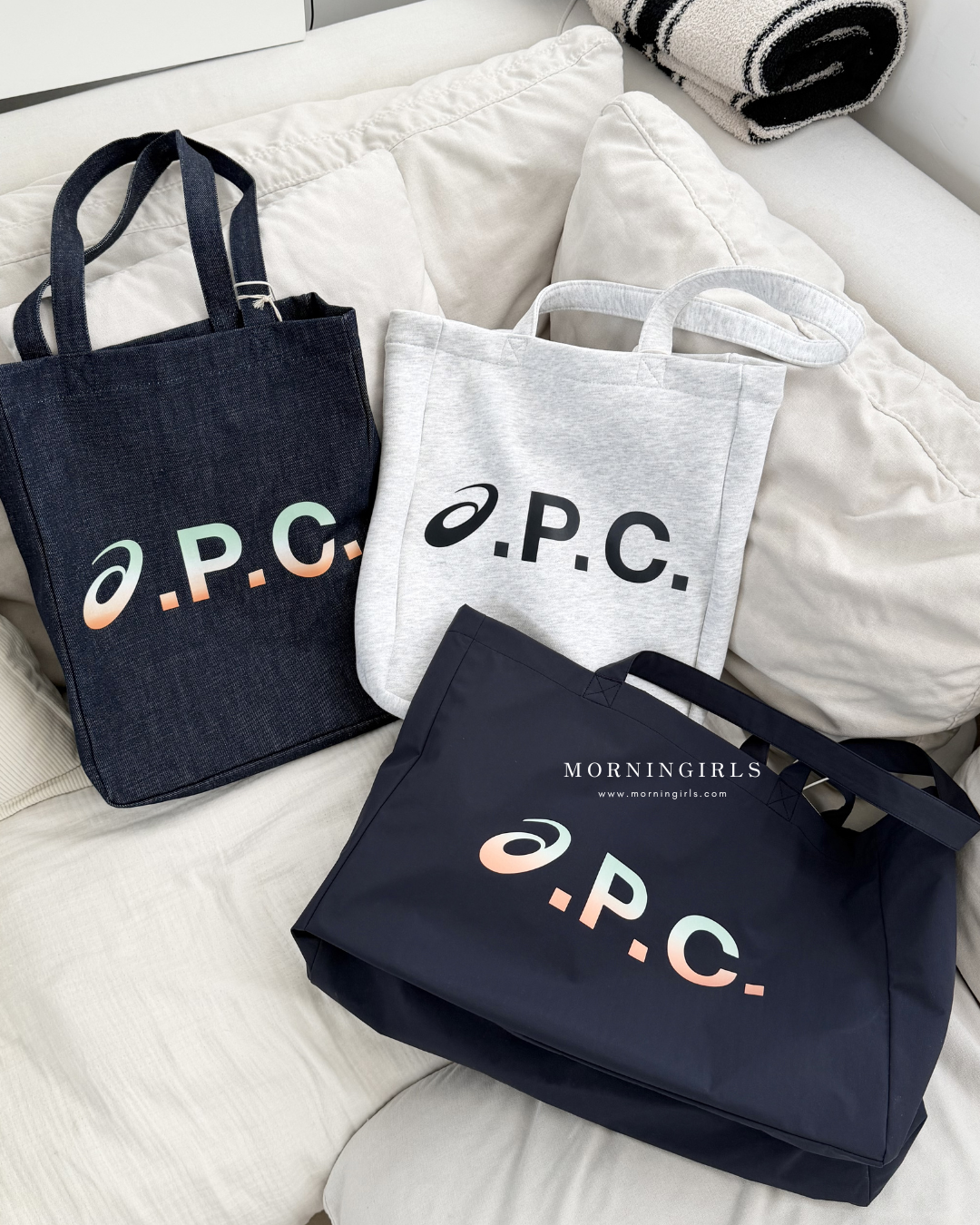 A.P.C. X Asics Tote Bag［絕美運動品牌聯名 法式簡約感］