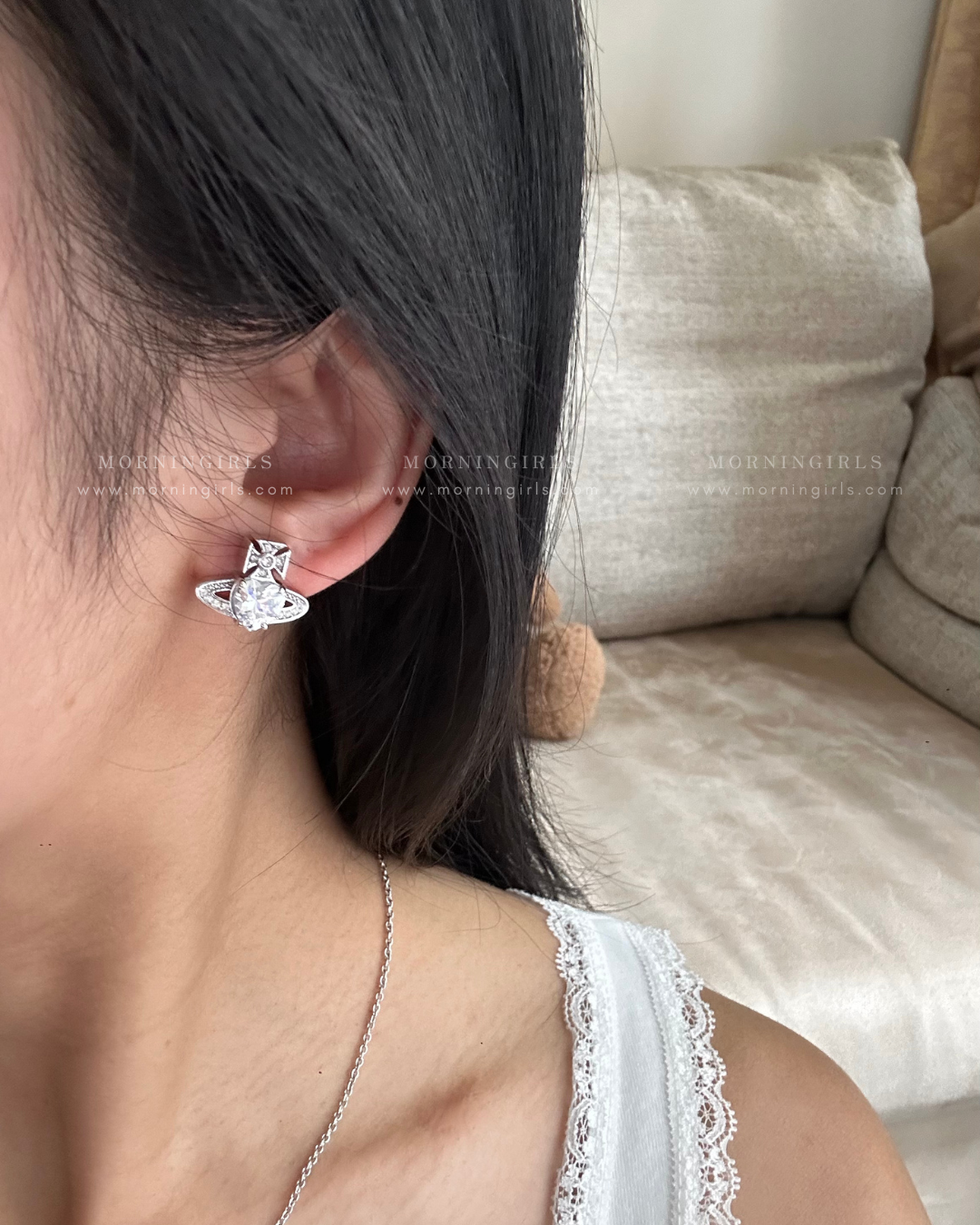 Vivienne Westwood Ariella Necklace 閃鑽愛心系列 [頸鏈耳環全套上架!］