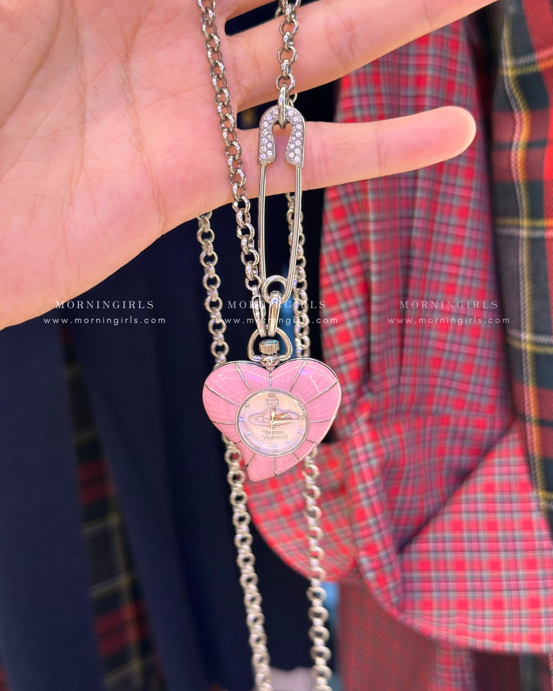 Vivienne Westwood Heart Pendant Watch Necklace [2025最新限定款 隨時斷貨!]