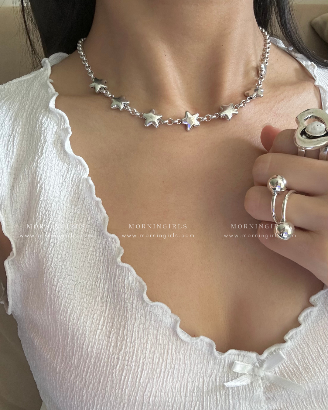 Otro Accesorio 西班牙手工飾物 - Star Long Necklace [NEW ITEM!]