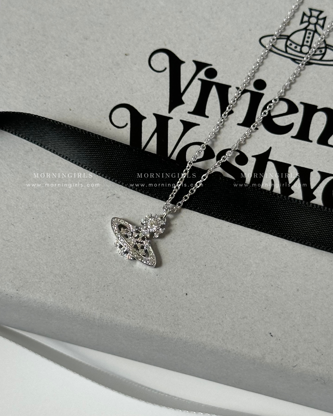 Vivienne Westwood Narcissa Pendant 925純銀防敏雪花閃鑽 [提前感恩節優惠中 聖誕感系列]