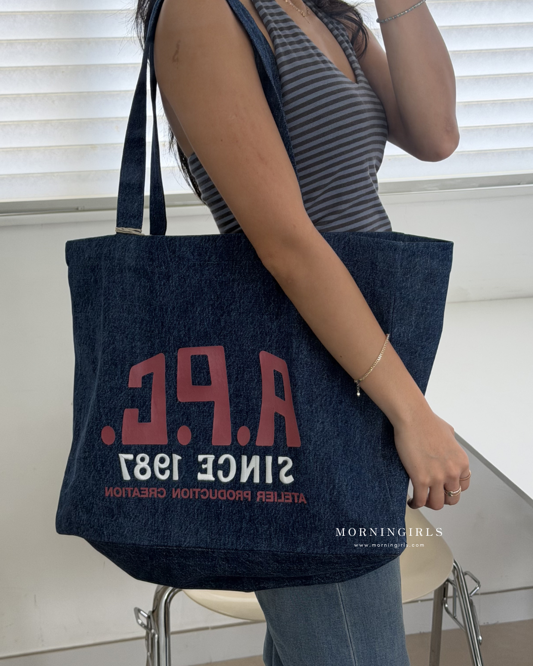 A.P.C. Denim Tote Bag Special Edition 1987［最新上架! 限量現貨優惠中!］