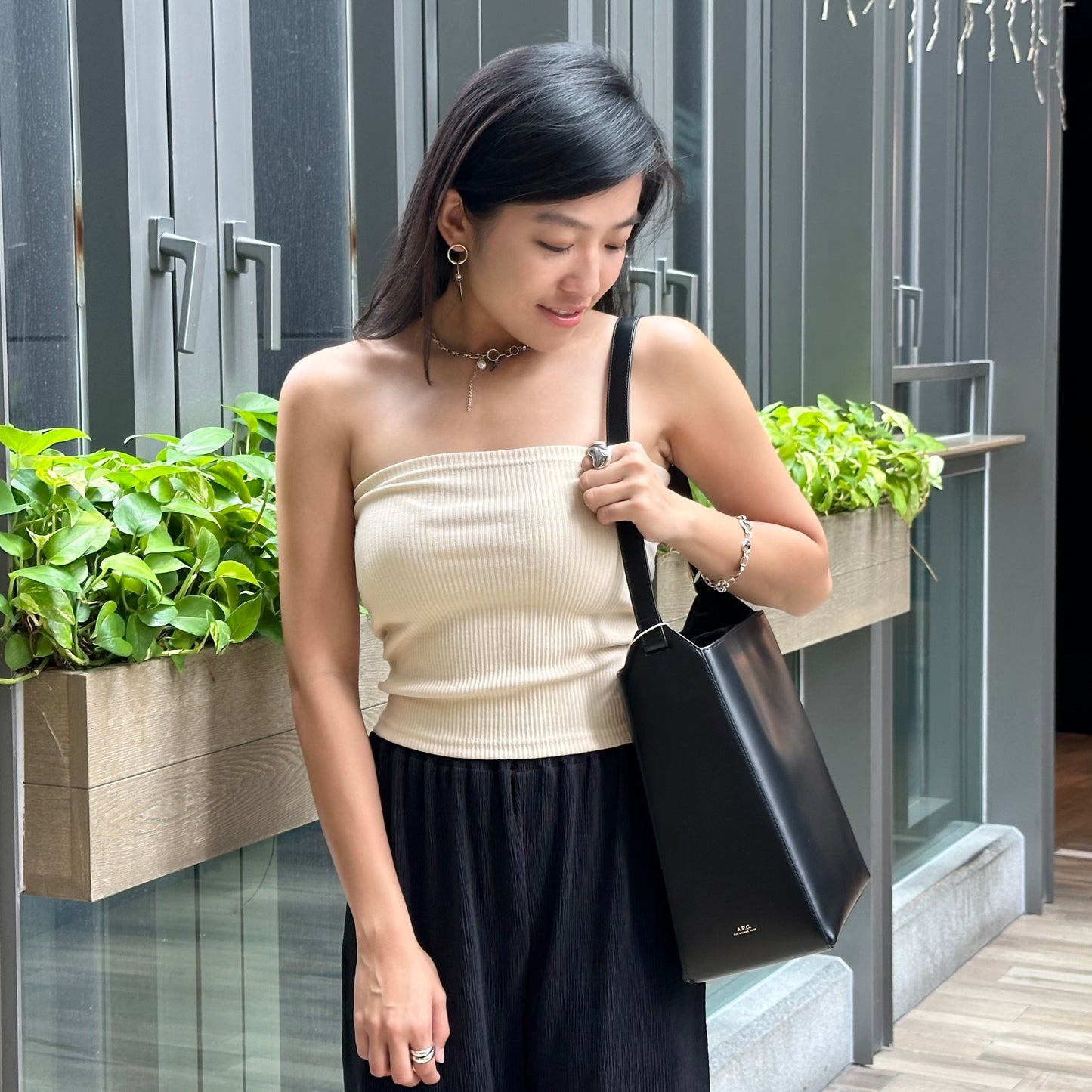 A.P.C. Virginie Bucket Bag 水桶袋 [REGULAR] ［DUSTY PINK年末大折扣中!］