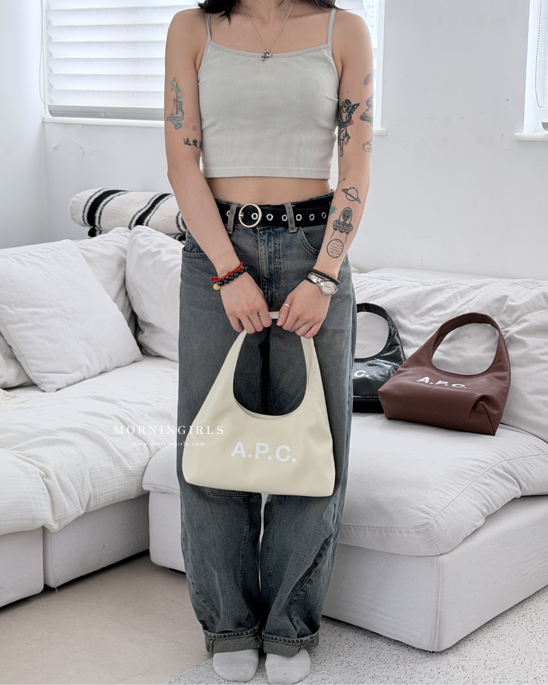 A.P.C. Baby Ninon Shoulder Bag［新色上架 超可愛腋下袋! 全現貨發售中］