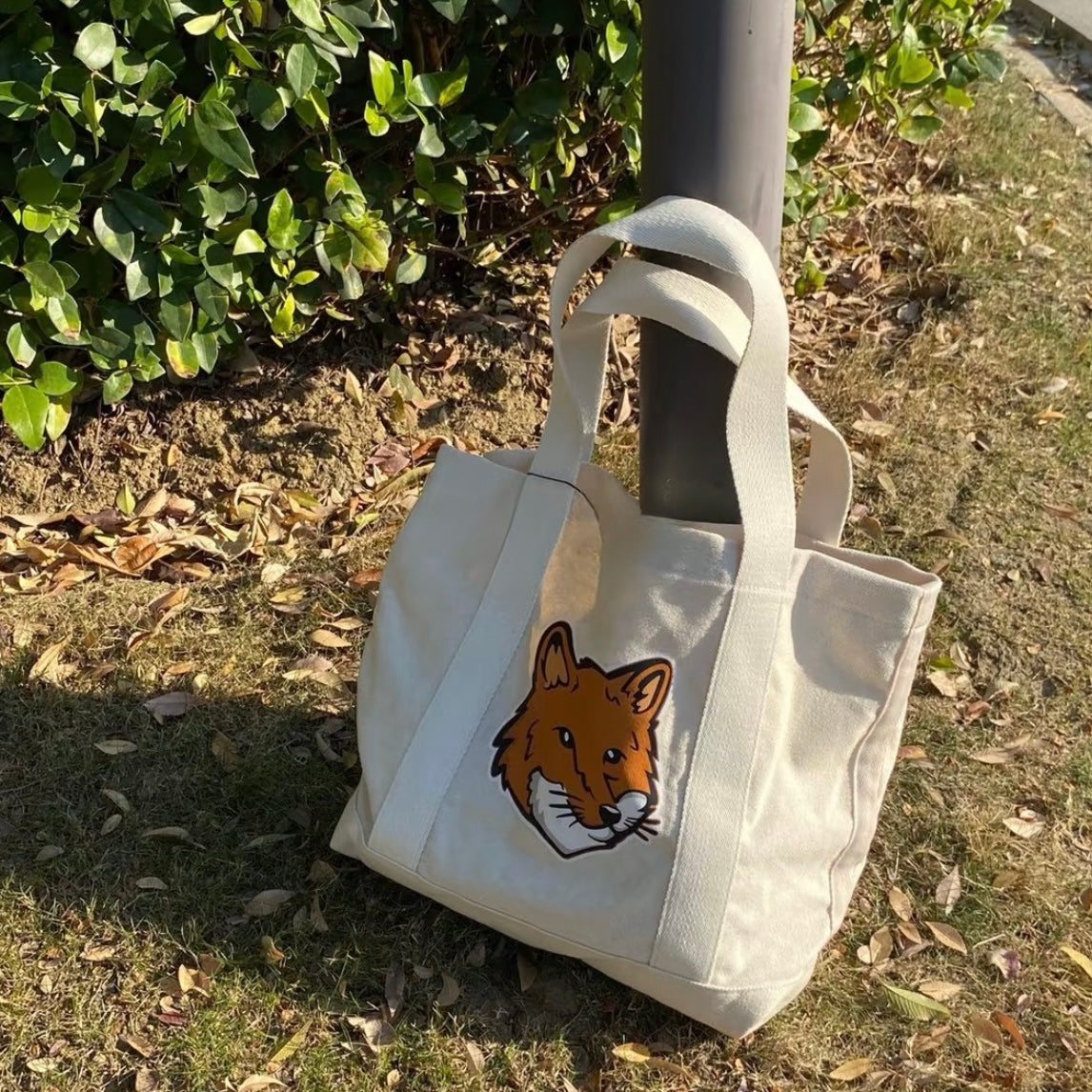 Maison Kitsuné Fox Head Tote Bag 最新狐狸頭