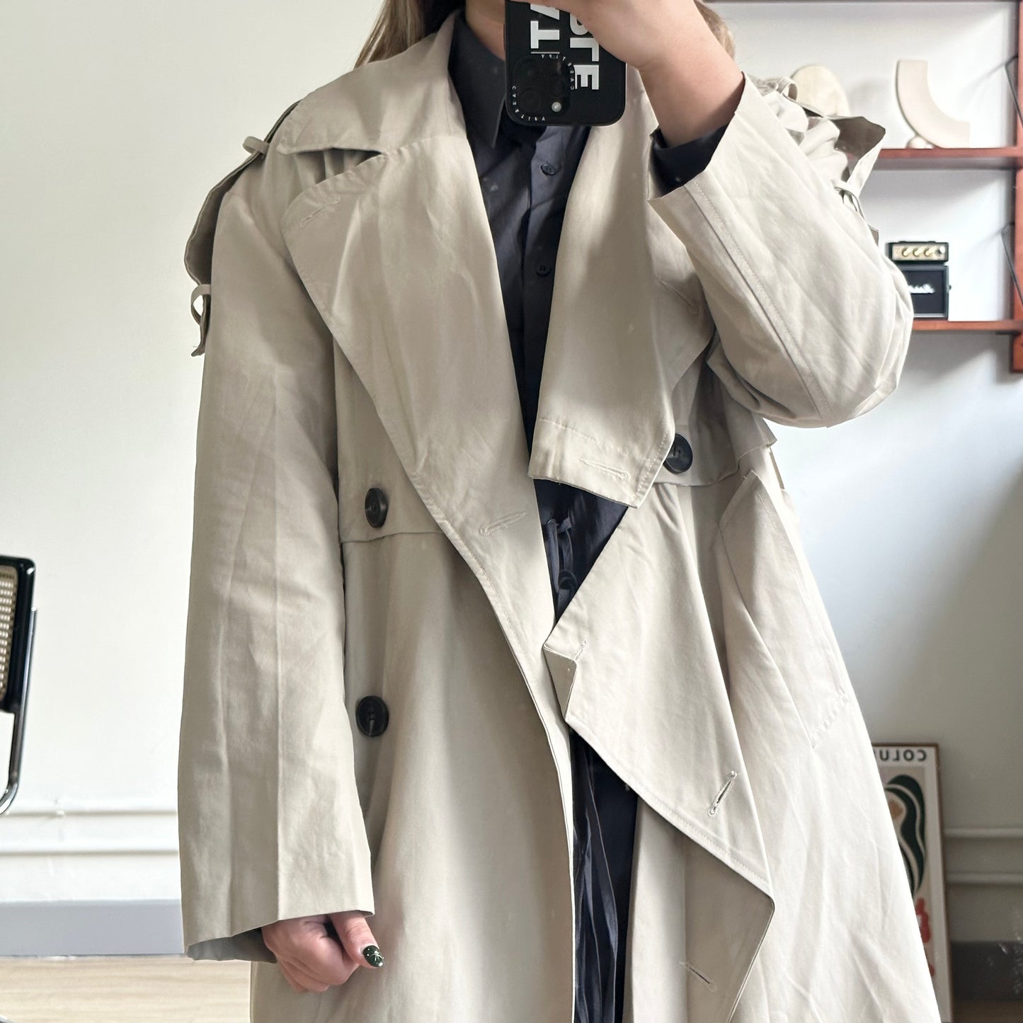 French Trench Coat [CP值超高!! 建議160up穿著]  [門市搬遷清貨限時優惠$149!]