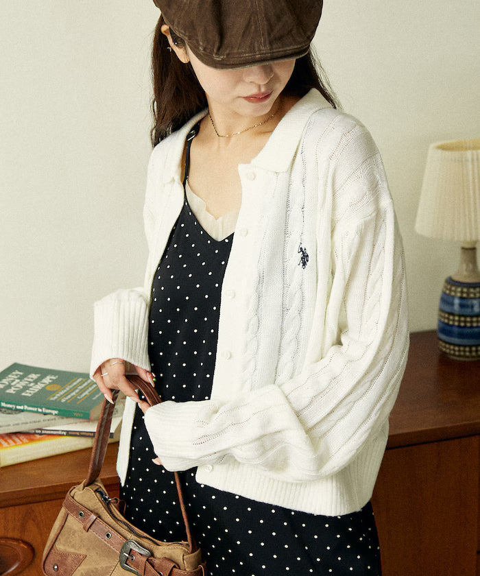 U.S. POLO ASSN. X PUBLUX 大人氣企領針織鈕扣毛衣 [日本直送 限量新品現貨優惠 完售即止!]