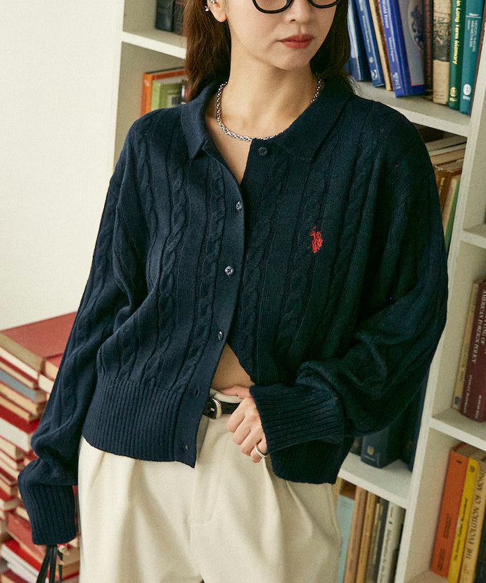 U.S. POLO ASSN. X PUBLUX 大人氣企領針織鈕扣毛衣 [日本直送 限量新品現貨優惠 完售即止!]