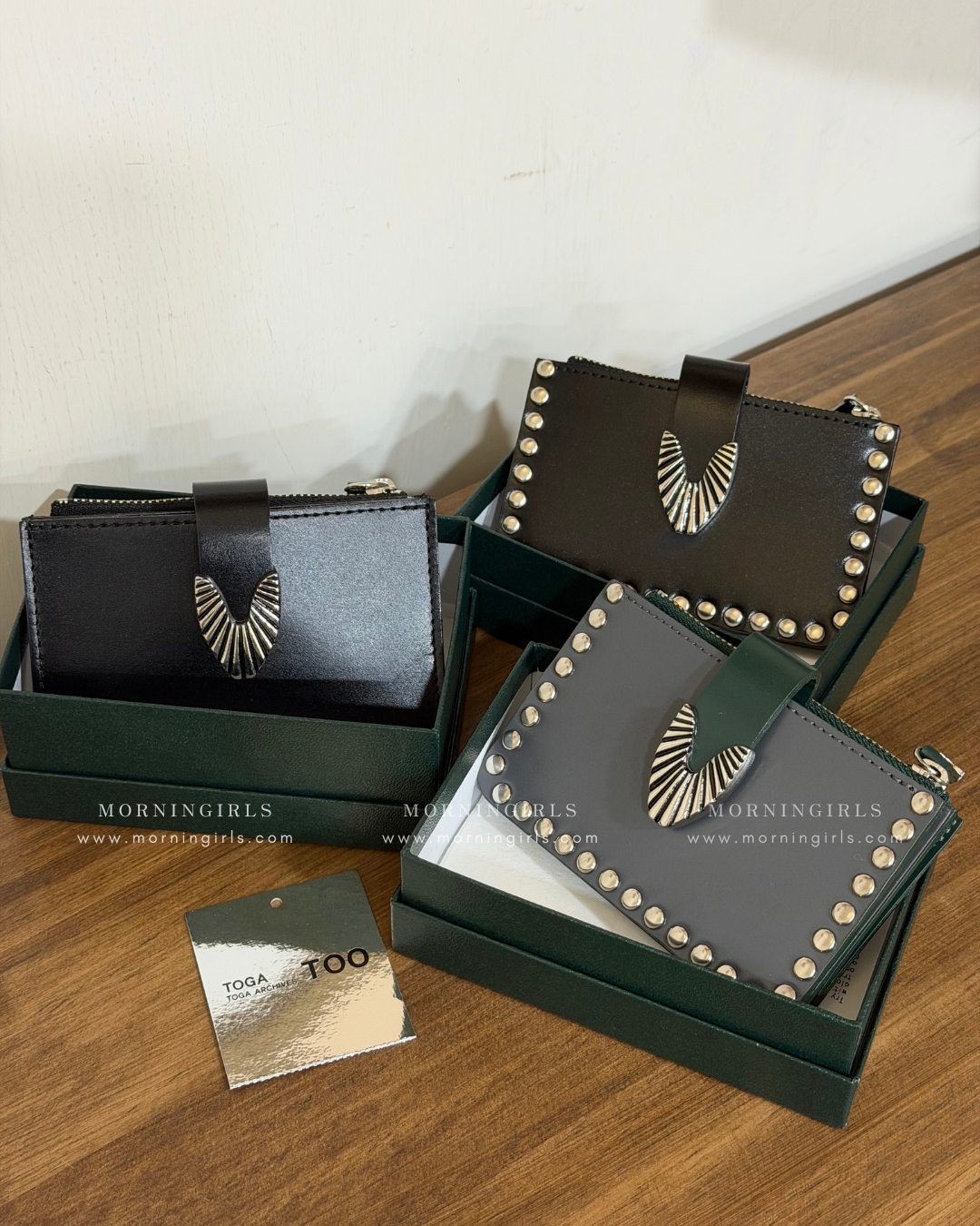 Toga Too Leather Wallet Studs SMALL [新品優惠中聖誕全現貨發售中!]