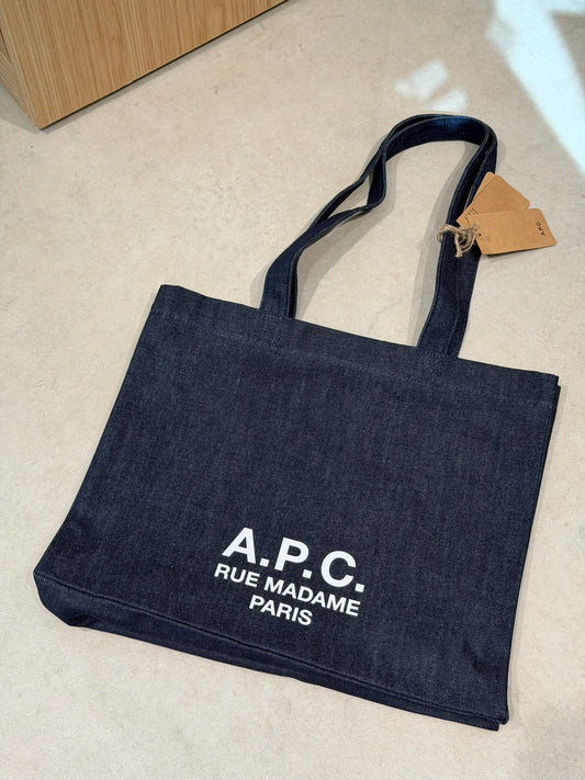 A.P.C.  Run Madame Paris Denim Tote Bag 經典牛仔 [2026年最新上架]