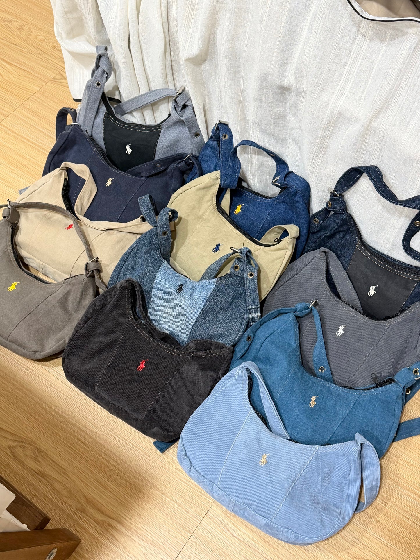 Thailand Remade Vintage Shoulder Bag [Polo款$199🌴獨一無二每款只有1個]