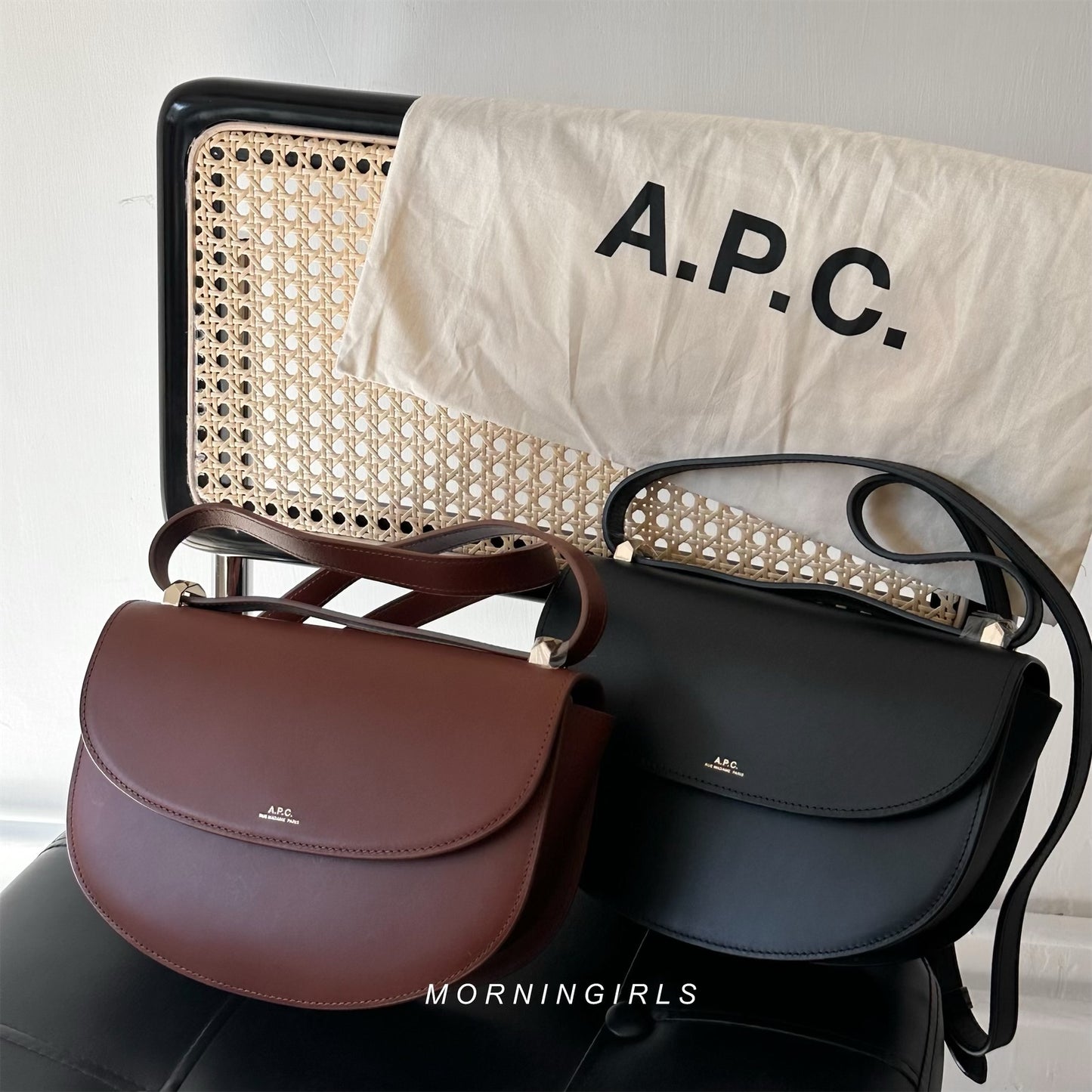 A.P.C. Geneve Bag 馬鞍包 [REGULAR] [復古啡優惠現貨中]
