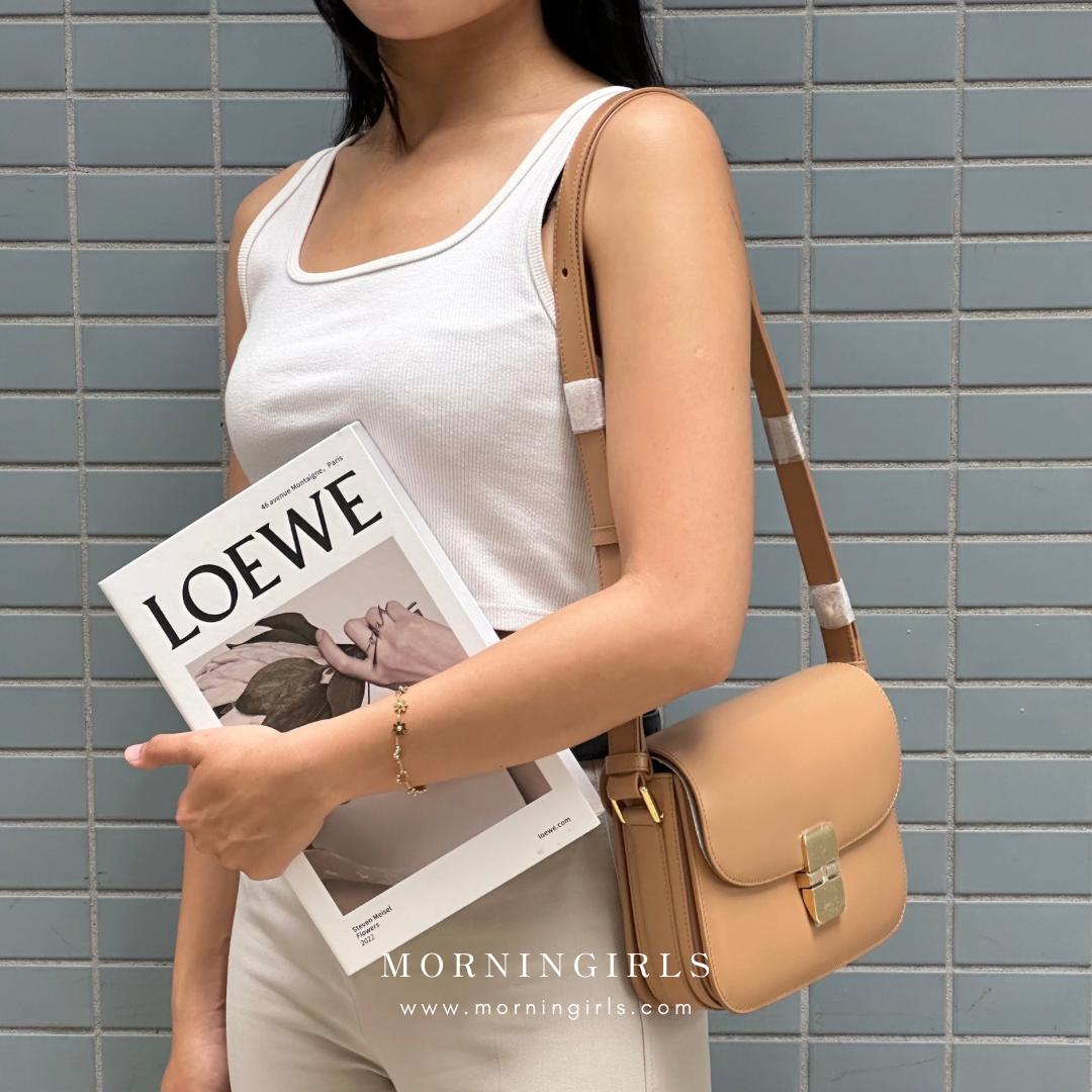 A.P.C. Grace Bag [經典金扣 SMALL]［深啡猄皮美德拉風限定上架］