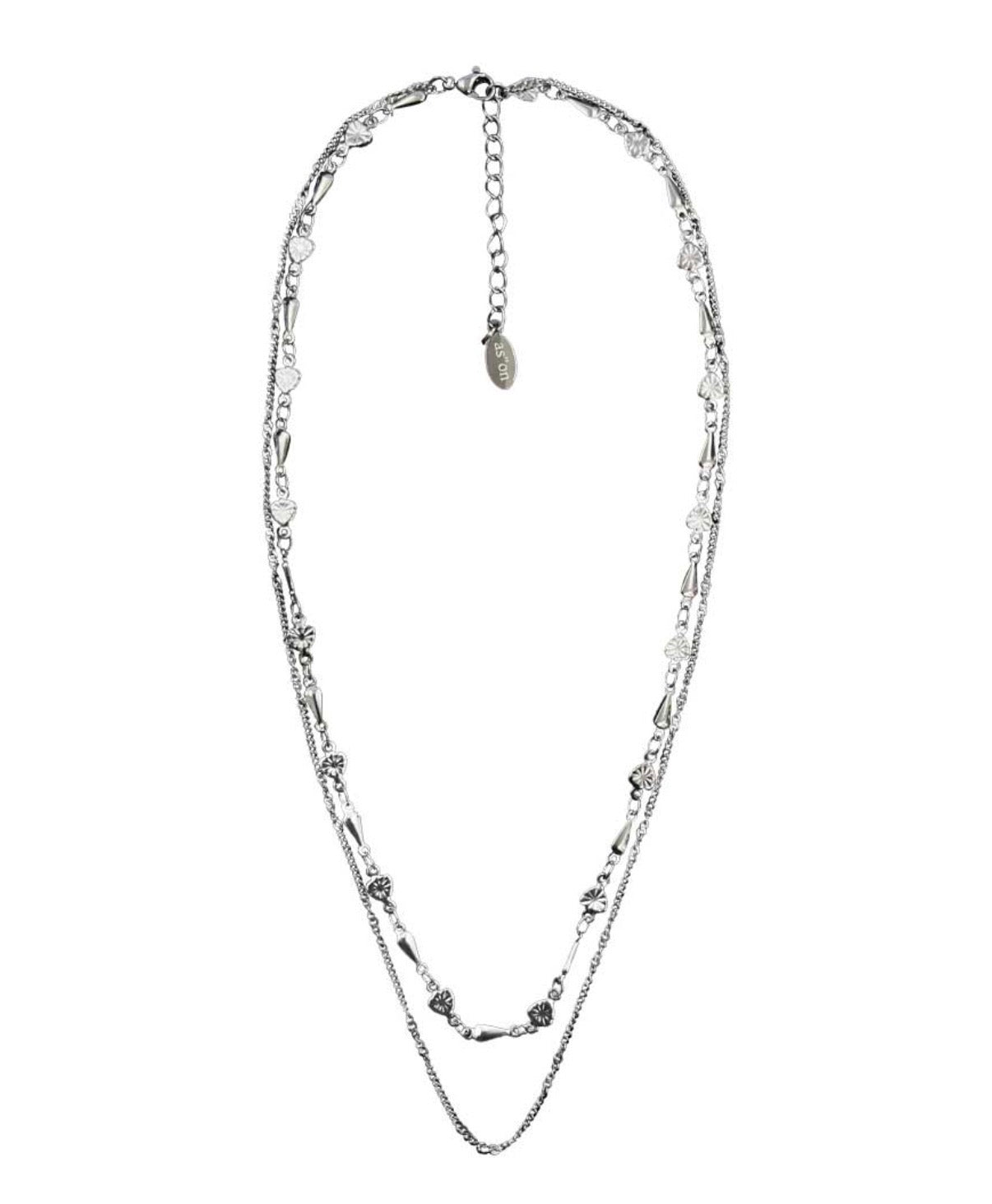 Ason Alice Layerd Necklace 最新韓國選物🇰🇷雙層頸鏈［百搭層次感款式］