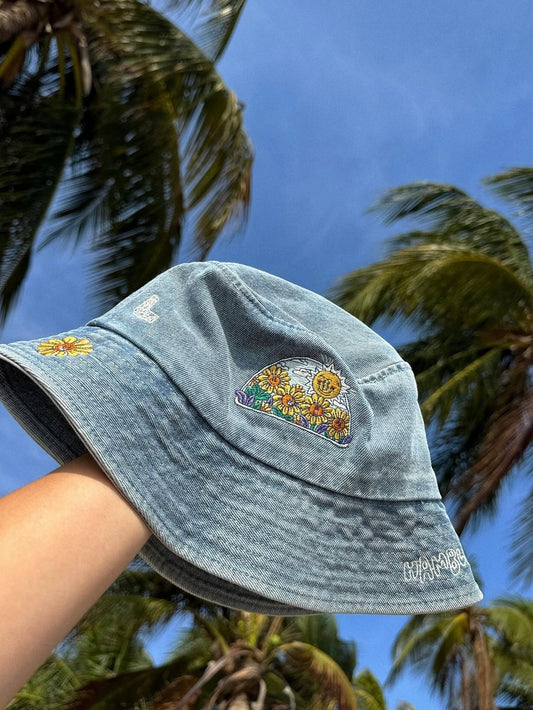Hamblepie 泰國自家品牌 - Sunflower Denim Hat