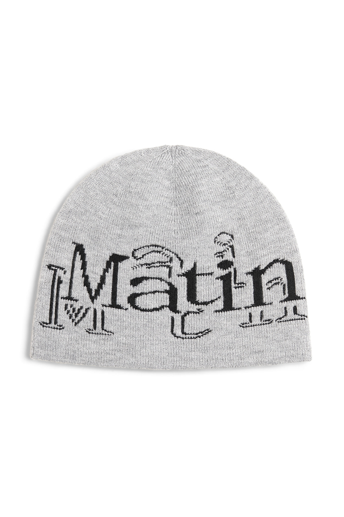 韓國選物🇰🇷Matin Kim Stroke Logo Jacquard Beanie 極簡率性Logo針織帽［質感錯位字母 秋冬百搭🍂］