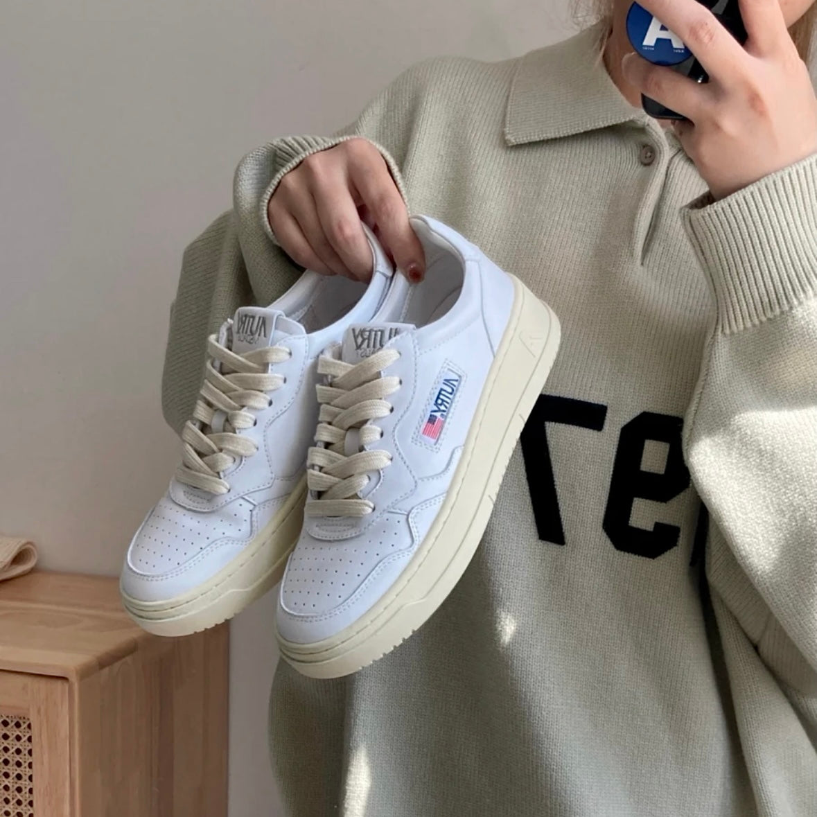 Autry Medalist Low Sneakers 美式復古小白鞋 全白